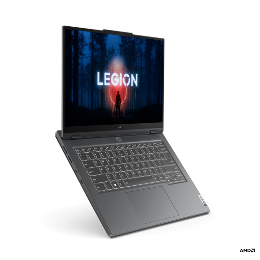 Kannettava tietokone Lenovo Legion Slim 5 14APH8, AMD Ryzen 7 7840HS, 14.5 2880 x 1800, Windows 11 Home, 32GB, 1TB SSD, Storm Grey, NVIDIA GeForce RTX 4060, 82Y50072LT