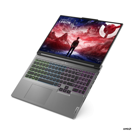 Kannettava tietokone Lenovo Legion Slim 5 16AHP9, AI-Powered Gaming PC, 16 WQXGA, AMD Ryzen 7, RAM 16GB, 1TB SSD, NVIDIA GeForce RTX 4060, Windows 11 Home, Luna Grey 83DH008ELT