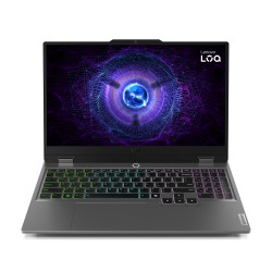 Kannettava tietokone Lenovo LOQ 15IAX9, AI-Powered Gaming PC, Intel Core i5-12450HX, 15.6 1920 x 1080, Windows 11 Home, 24GB, 1TB SSD, Luna Grey, NVIDIA GeForce RTX 4050, 83GS00KWLT