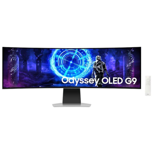 Näyttö|SAMSUNG|49"|Gaming/Curved|5120x1440|32:9|0.03 ms|Kaiuttimet|Korkeus säädettävissä|Kallistus|Väri hopea|LS49DG950SUXEN