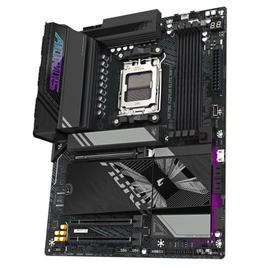 GIGABYTE X870E A ELITE WIFI7 -emolevy AMD X870E AM5-asennussarja ATX