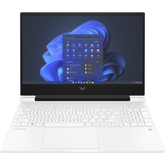 HP VICTUS 15-fb2670nw Ryzen 5 8645HS 15.6 "FHD AG IPS 300nits 144Hz 16GB DDR5 SSD512 RTX 4050 6GB Cam720p Win11 2Y Keraaminen valkoinen