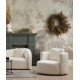 Wing Chair, Asos, Cream, Frame: BEECH WOOD / CHIPBOARD