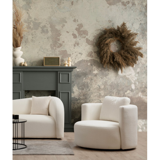 Wing Chair, Asos, Cream, Frame: BEECH WOOD / CHIPBOARD