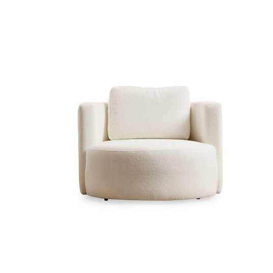 Wing Chair, Asos, Cream, Frame: BEECH WOOD / CHIPBOARD