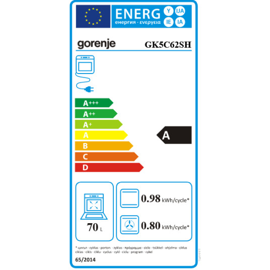 Liesi GORENJE GK5C62SH