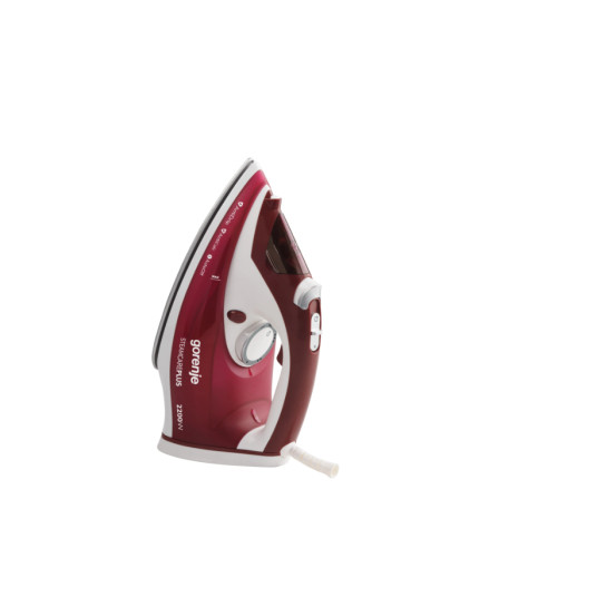 Gorenje Steam Iron SIH2200RBC 2200 W, Vesisäiliön tilavuus 280 ml, Jatkuva höyry 30 g/min, Punainen/Valkoinen