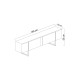 TV Stand, Luxe, Travertine Gold, 100% MELAMINE COATED PARTICLE BOARD