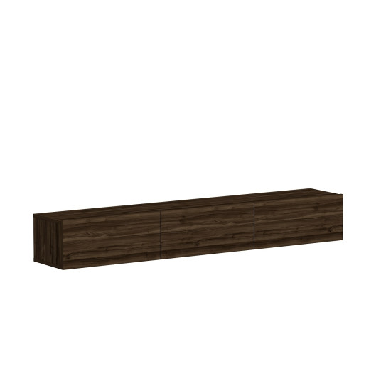 TV Stand, Terra, Walnut, 100% MELAMINE COATED PARTICLE BOARD
