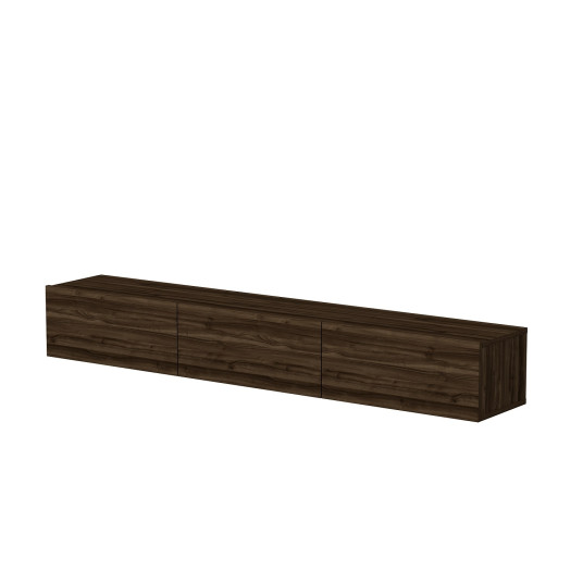 TV Stand, Terra, Walnut, 100% MELAMINE COATED PARTICLE BOARD