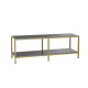 TV Stand, Basic, Dark Grey Gold, 100% TEMPERED GLASS