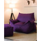 Pouffe, Cinema, Purple, 100% HIGH DENSITY RECYCLED STYROFOAM