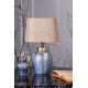 Table Lamp, TM167, Blue Brown, METAL BODY