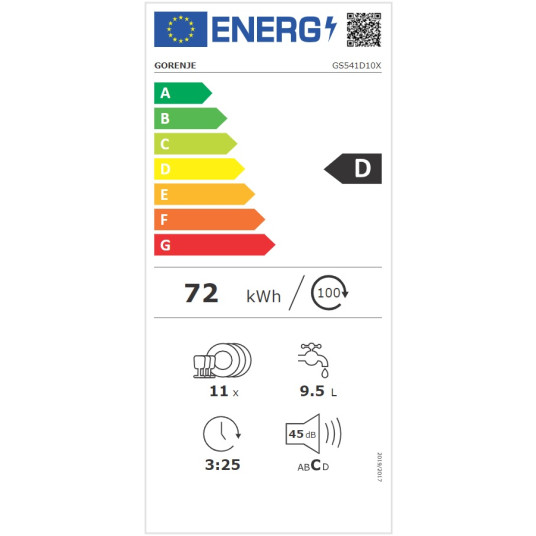 Astianpesukone Gorenje GS541D10X