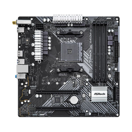 Asrock-emolevy B450M/AC R2.0