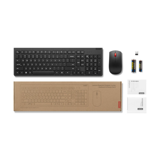 Lenovo Essential Wireless Wireless Combo Keyboard &amp; Mouse Gen2 | Lenovo