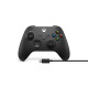 Langaton Microsoft Xbox -ohjain + USB-C-kaapeli musta peliohjain Analoginen / digitaalinen PC, Xbox One, Xbox One S, Xbox One X, Xbox Series S, Xbox Series X