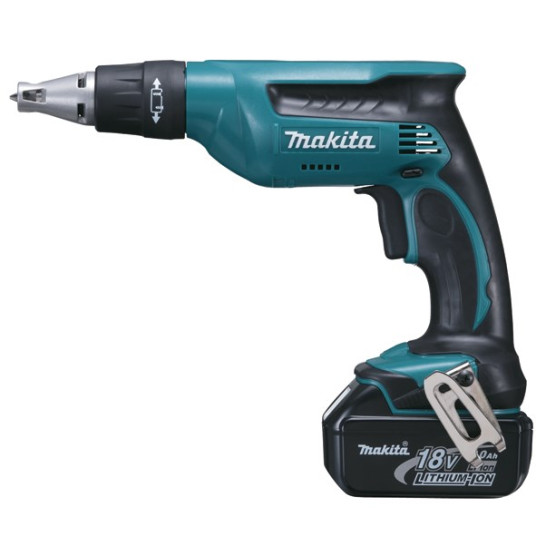 Makita DFS451RFJ 18V akkuruuvimeisseli kipsilevyyn