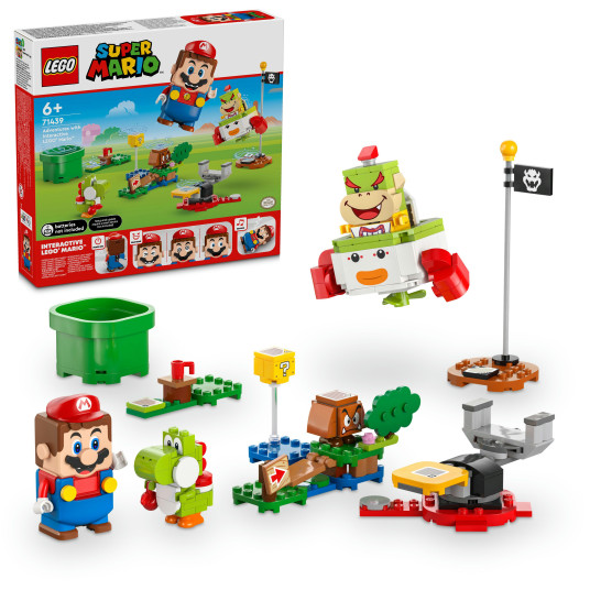 LEGO® 71439 Super Mario Adventures with Interactive LEGO® Mario™ -seikkailu interaktiivisen LEGO® Mario™:n kanssa.