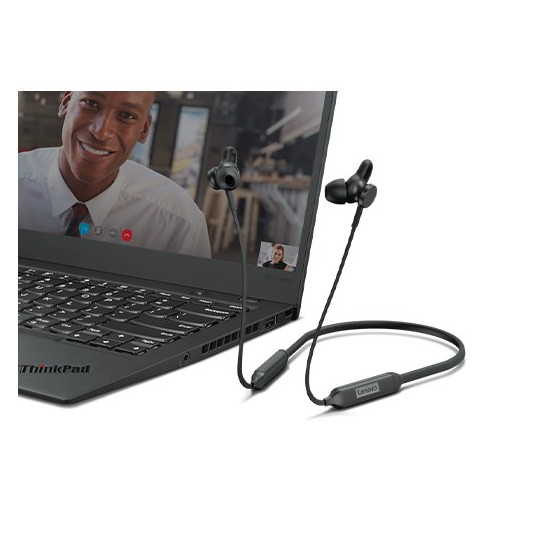 Lenovo 4XD1B65028 Kuulokkeet ilman mikrofonia ja kuulokkeet mikrofonilla Handsfree Langallinen ja langaton In-ear In-ear puhelut/musiikki Micro USB Bluetooth Musta