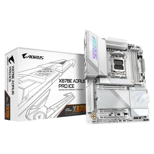 MB AMD X870E SAM5 ATX/X870E AORUS PRO ICE GIGABYTE AMD X870E SAM5 ATX/X870E AORUS PRO ICE GIGABYTE