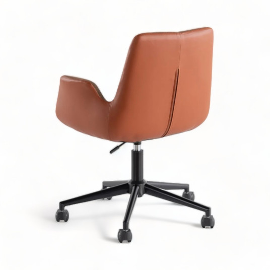 Office Chair, Dora, Brown Tan, Upholstery: 100% POLYESTER