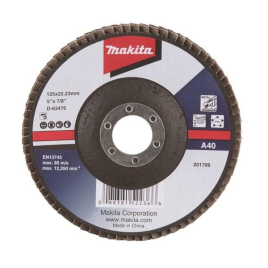 Makita pyöröhiontalaikka D-63476 125x22.23mm 40