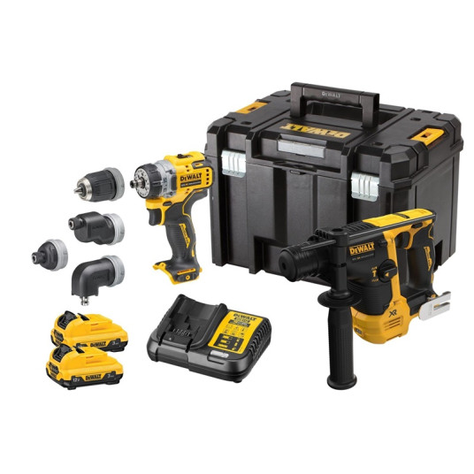Akkutyökalusarja Dewalt DCK2101L2T 12V 3Ah