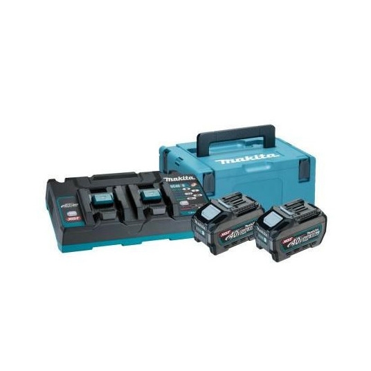 MAKITA POWER SUPPLY KIT 40V 2x5.0Ah XGT (BL4050Fx2+DC40RB)