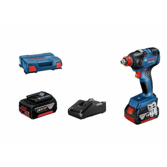 BOSCH PITKÄVÄÄNTÖVÄÄNTÖ GDX 18V-200 2x4,0Ah 200Nm L-KAUSI