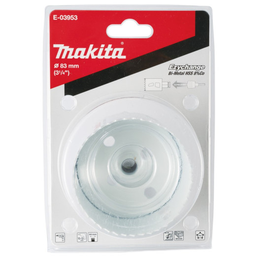 MAKITA REIKÄSAHA BIM HSS-Co 8% 83mm EZYCHANGE METALLI, TERÄS, ALU, PUU, PVC