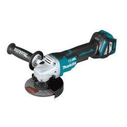 MAKITA ANGLE GRINDER 18V 125mm WITHOUT BATTERIES AND CHARGE. REG. REV. BLDC SUITCASE MAKPAC DGA517ZJ