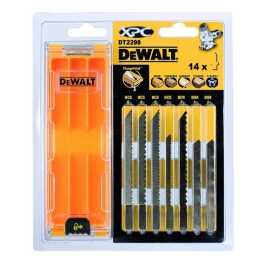 DEWALT BRZE. WYRZ. MIX 14pcs. WOOD/LAMINATE/PVC