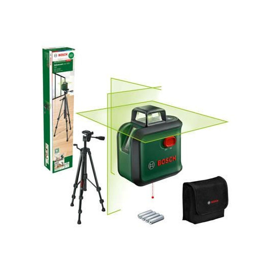 BOSCH LASER ADVANCED LEVEL 360 UNI GREEN +TT150