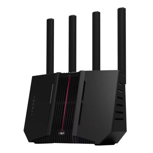 Asus Tri-band WiFi 7 -reititin | RT-BE92U BE9700 | 802.11be | 5764 Mbit/s | 2500 Mbit/s | Ethernet LAN (RJ-45) portit 5 | Verkkotuki Kyllä | MU-MiMO Kyllä | 4G/5G | Antennityyppi Ulkoinen antenni | 1