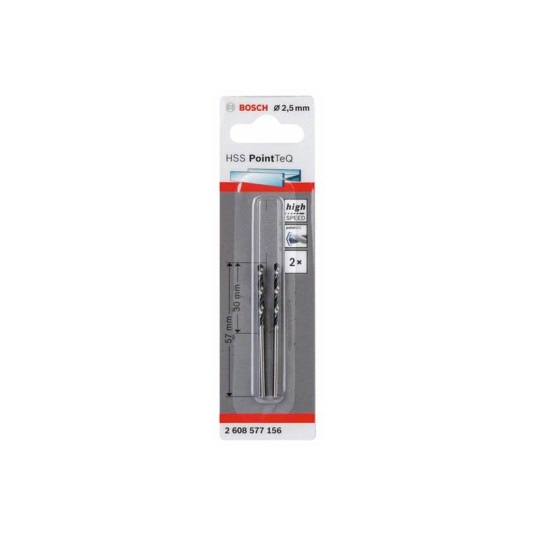 Metallipora Bosch Pointteq, 2,5x57 mm, 2 kpl