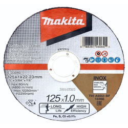 Metallileikkuukiekko E-03040, 125×1 mm, RST, 1 kpl.