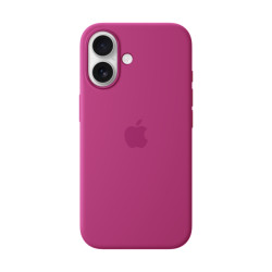 MYY53ZM/A iPhone 16 Silicone Case with MagSafe, Fuchsia