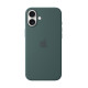 MYYH3ZM/A iPhone 16 Plus Silicone Case with MagSafe, Lake Green