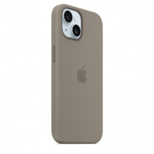 MT0Q3ZM/A iPhone 15 Silicone Case with MagSafe, Clay