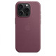 MT4L3ZM/A iPhone 15 Pro FineWoven Case with MagSafe, Mulberry