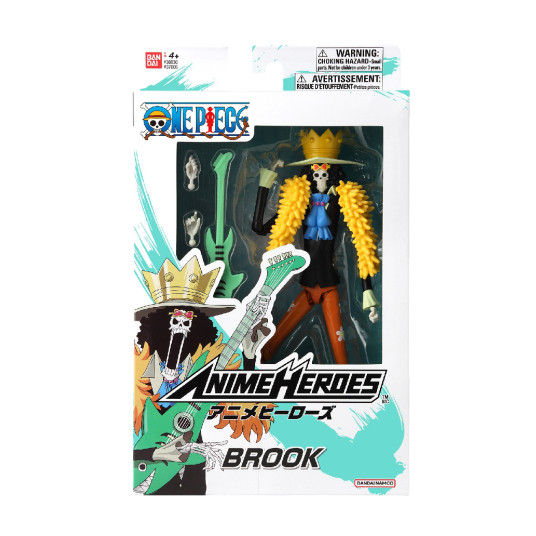 ANIME HEROES One Piece hahmo tarvikkeineen, 16 cm - Brook