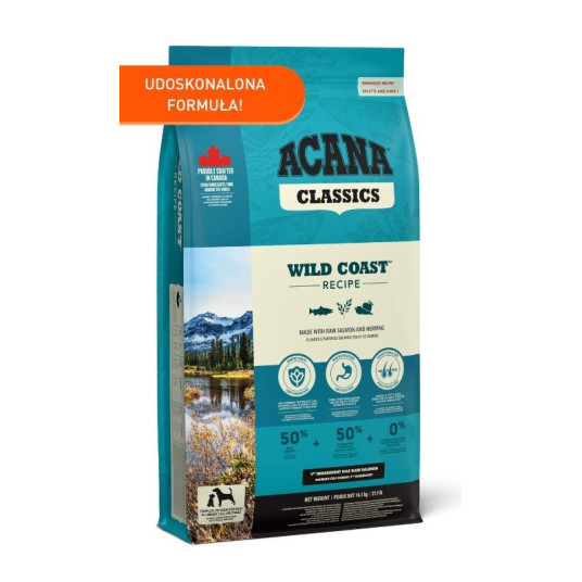 ACANA Classics Wild Coast - kuivaruoka koirille - 14,5 kg