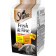 SHEBA Fresh&amp;Fine Chicken, Turkey - kissan märkäruoka - 6 x 50 g