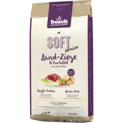 BOSCH Soft Senior Goat &amp; Potato - kuivaruoka koirille - 12,5 kg