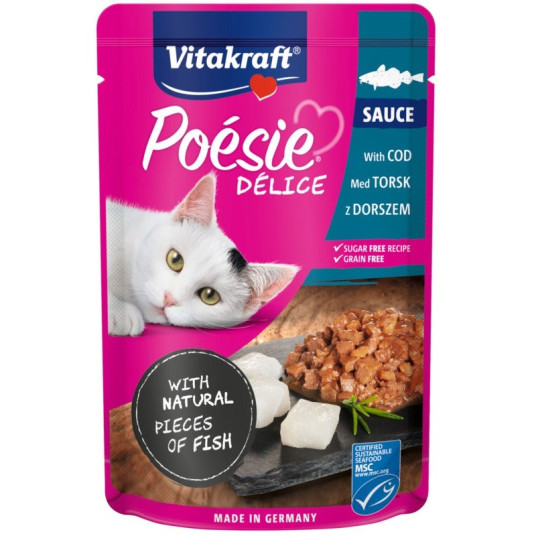 VITAKRAFT POESIE DELICE turska kissoille - kissan märkäruoka - 85 g