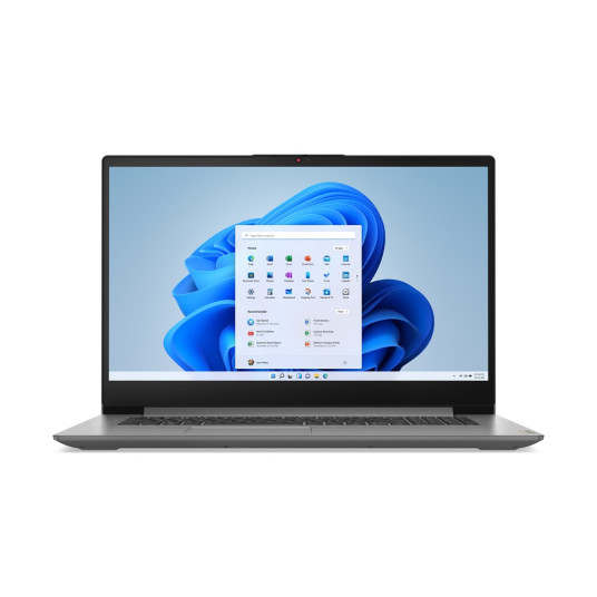 Lenovo IdeaPad 3 17IAU7 Intel® Core™ i5 i5-1235U Kannettava tietokone 43,9 cm (17,3") Full HD 16 GB DDR4-SDRAM 512 GB SSD Wi-Fi 6 (802.11ax) NoOS Harmaa