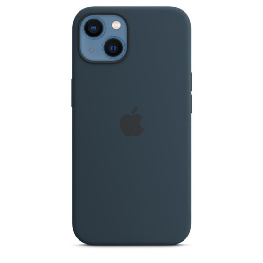 iPhone 13 Silicone Case with MagSafe - Abyss Blue