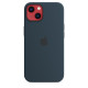 iPhone 13 Silicone Case with MagSafe - Abyss Blue