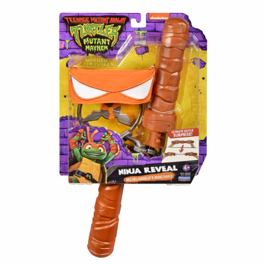 TMNT Ninja Accessories Michelangelon Nunchuck, 83523